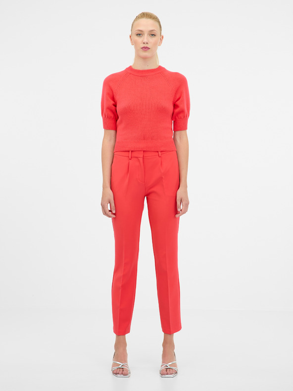 Orsay Roter Damen-Kurzarmpullover ORSAY