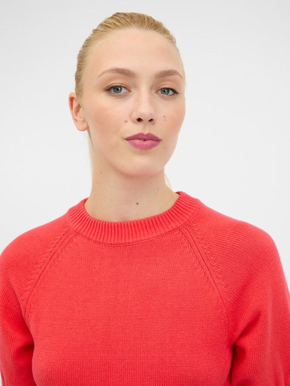 Orsay Roter Damen-Kurzarmpullover ORSAY