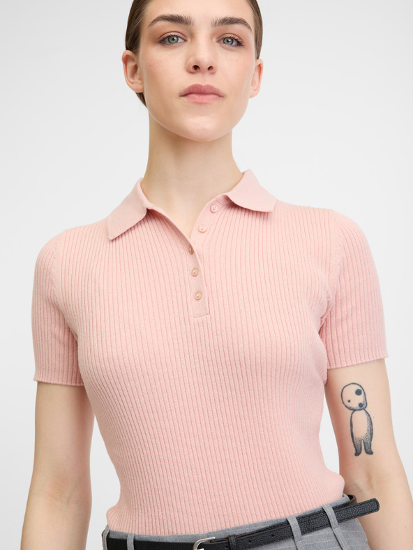 Orsay Hellrosa Damen Kurzarm-T-Shirt ORSAY