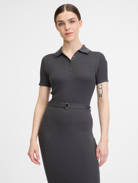 Orsay Dunkelgraues Damenkleid ORSAY