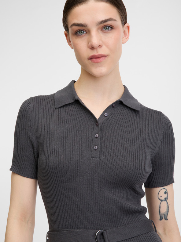 Orsay Dunkelgraues Damenkleid ORSAY