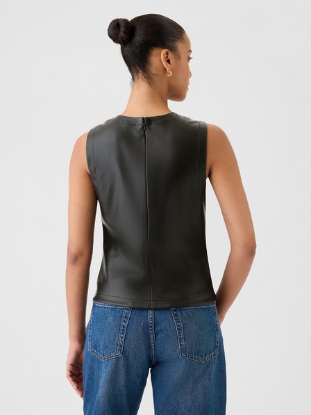 GAP Top aus Kunstleder GAP