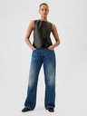 GAP Top aus Kunstleder GAP