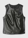 GAP Top aus Kunstleder GAP