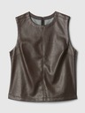 GAP Top aus Kunstleder GAP