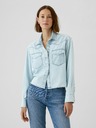 GAP Gekürztes Western-Denim-Hemd GAP