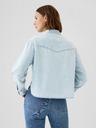 GAP Gekürztes Western-Denim-Hemd GAP