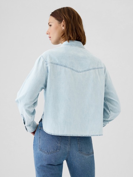 GAP Gekürztes Western-Denim-Hemd GAP