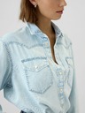 GAP Gekürztes Western-Denim-Hemd GAP