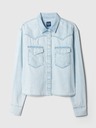 GAP Gekürztes Western-Denim-Hemd GAP