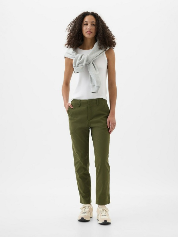GAP Mid-Rise Downtown Khaki Taschenhose GAP