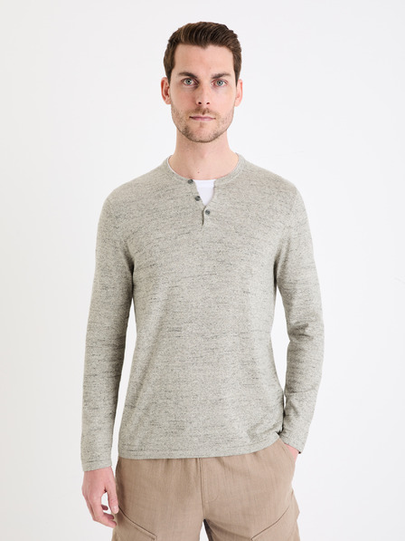 Celio Gelano Henley-Pullover