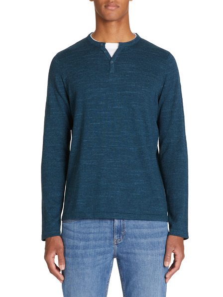 Celio Gelano Henley-Pullover
