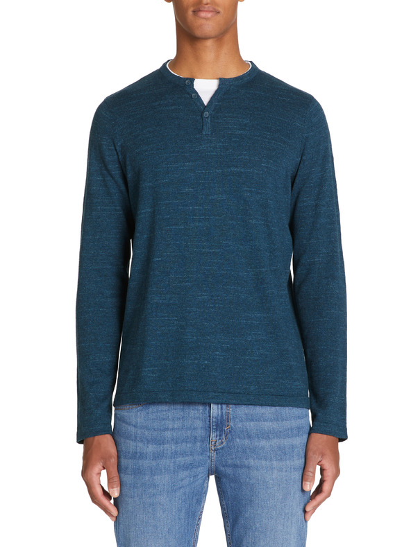 Celio Gelano Henley-Pullover