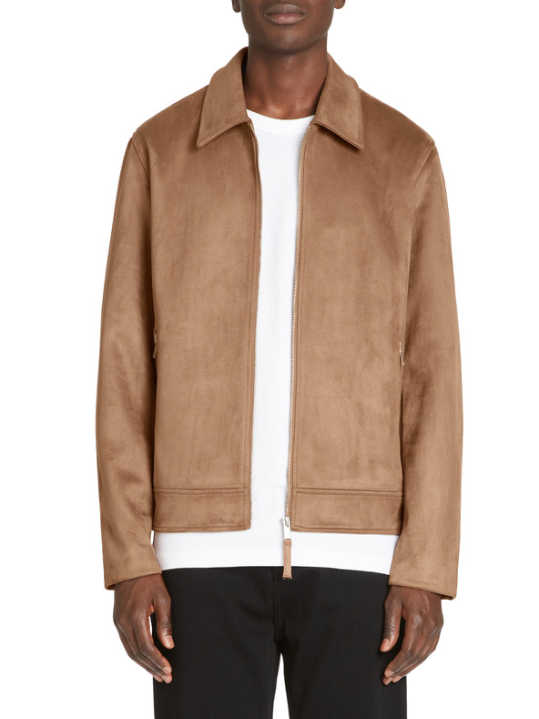 Celio Jufaster Jacke aus Wildlederimitat