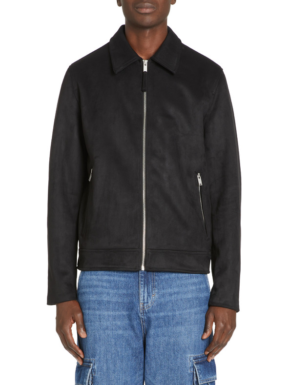 Celio Jufaster Jacke aus Wildlederimitat