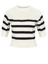 Orsay Cremefarbener Damen-Kurzarmpullover ORSAY