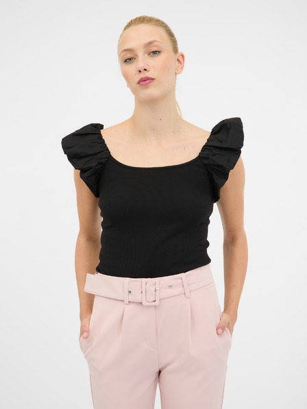 Orsay Schwarzes Damen Kurzarm-T-Shirt ORSAY