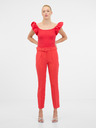 Orsay Rotes Damen-Kurzarm-T-Shirt ORSAY