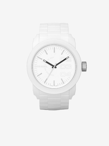 Diesel Diesel Double Down Weiß Unisex Uhr