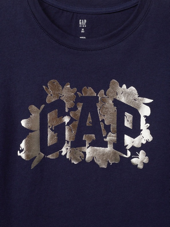 GAP Kinder T-Shirt mit metallischem Logo GAP