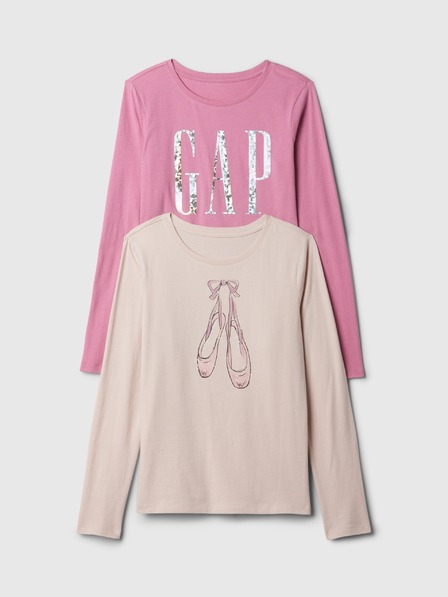 GAP Kinder-Baumwoll-T-Shirt, 2er-Pack GAP