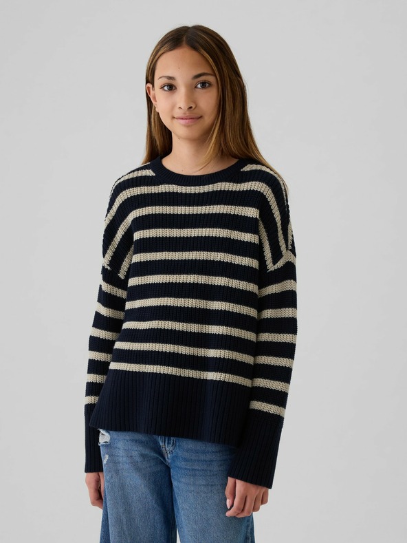 GAP Kinder Oversize gestreifter Pullover