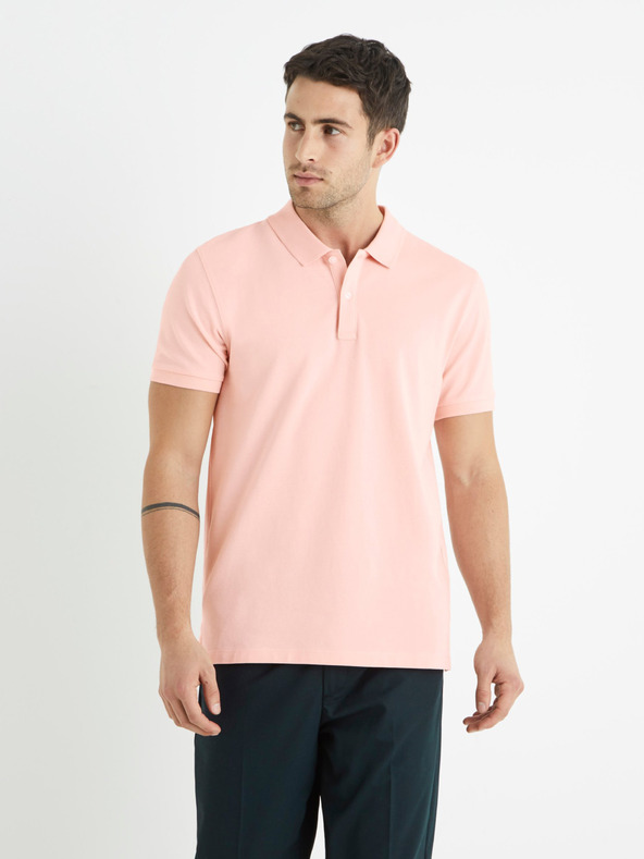 Celio Hellrosa Poloshirt Celio Teone