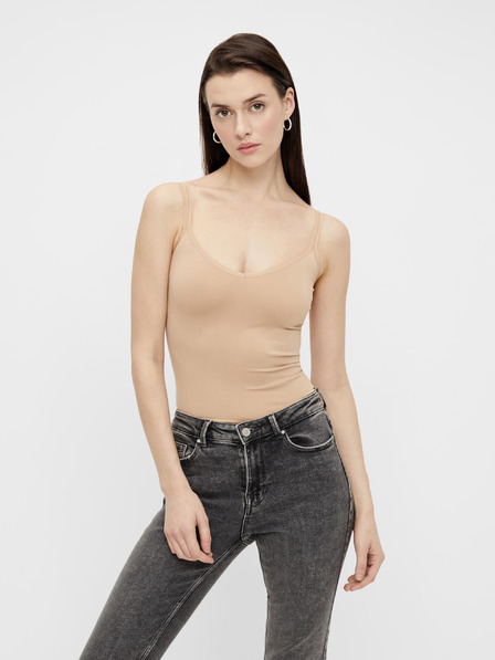 Pieces Beigefarbenes Tanktop Pieces