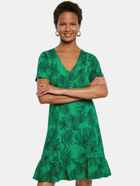 Desigual Grünes A-Linien-Kleid Desigual Vest Nadia