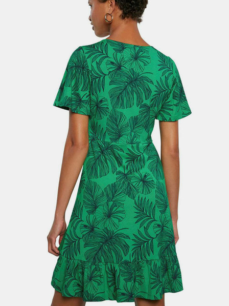 Desigual Grünes A-Linien-Kleid Desigual Vest Nadia