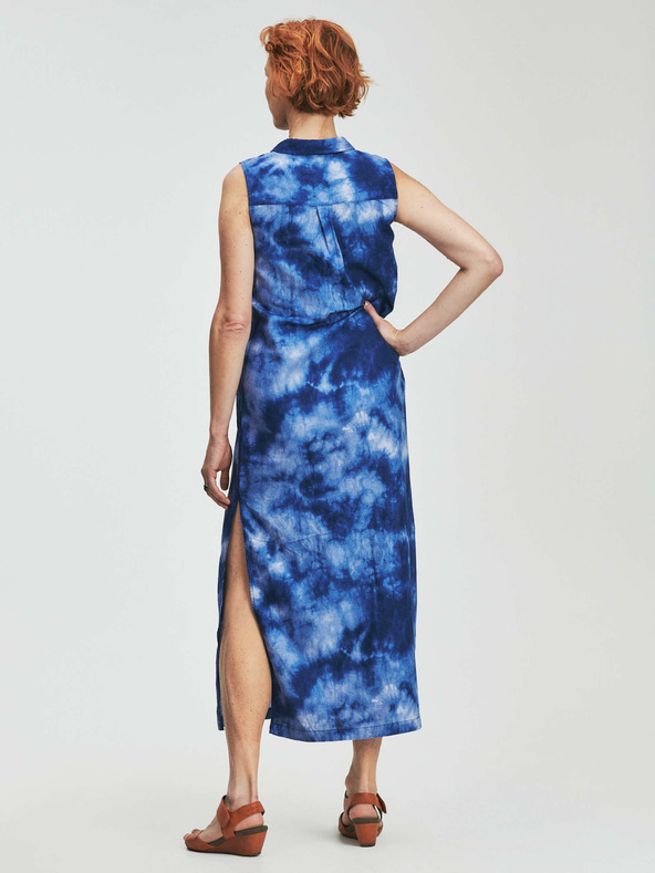 GAP Batik Maxikleid aus Leinen GAP