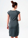 Loap Grau gestreiftes Kleid LOAP