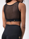 Nebbia Schwarzes Damen Sport Cropped Top Nebbia
