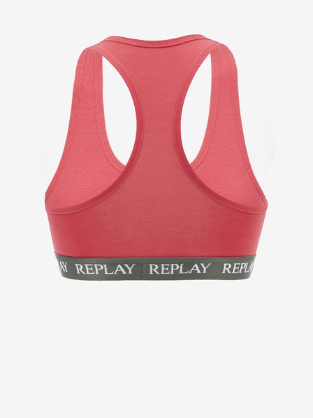 Replay Dunkelrosa Damen-Sport-BH Replay