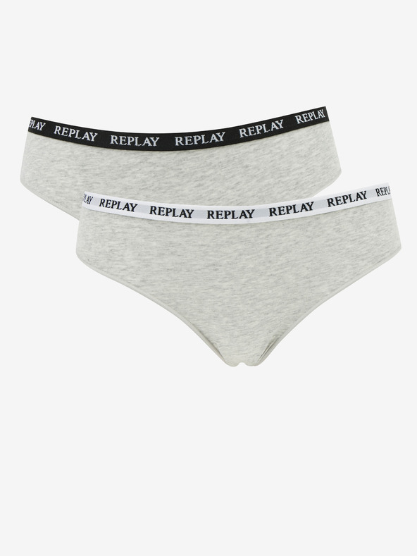 Replay Set mit zwei Damenhosen in grau Replay