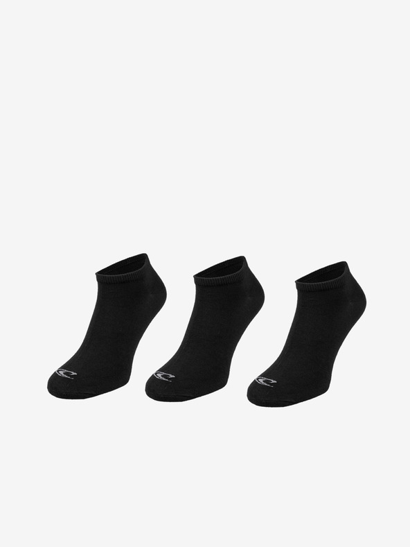 O'Neill Drei Paar Unisex-Socken in Schwarz O'Neill SNEAKER 3PK