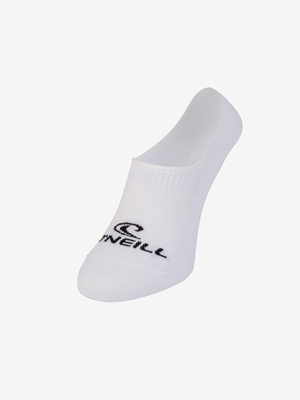 O'Neill Dreierpack Unisex-Socken in Weiß O'Neill FOOTIE 3PK