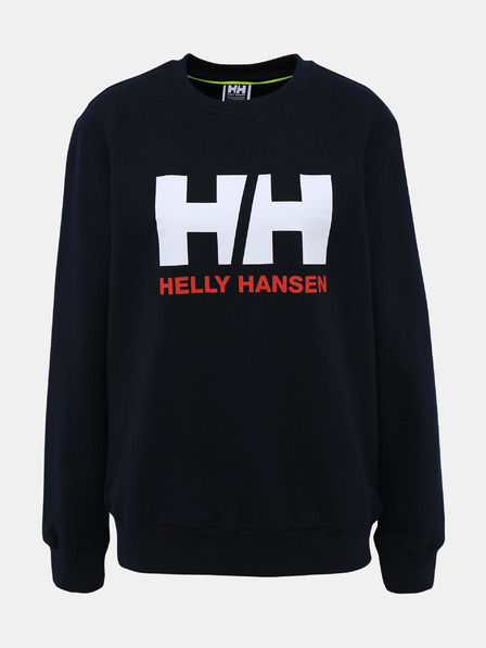 Helly Hansen Dunkelblaues Damen-Sweatshirt mit HELLY HANSEN Logo-Aufdruck