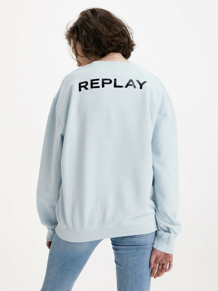 Replay Hellblaues Damen-Sweatshirt von Replay