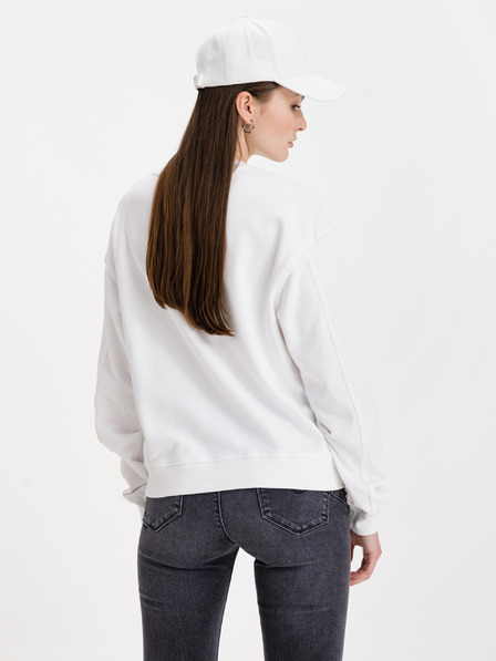 Replay Weißes Damen-Sweatshirt Replay