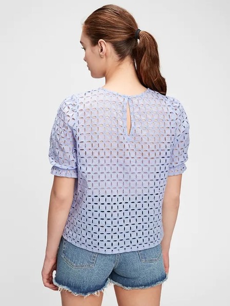 GAP Bluse mit feinem Lochmuster GAP