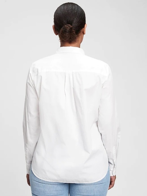GAP Damen-Popeline-Hemd The Perfect Shirt GAP