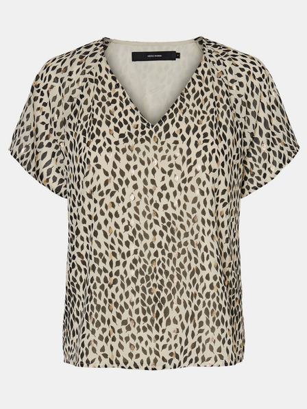 Vero Moda Beige gemusterte Bluse VERO MODA Penny