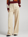 Pepe Jeans Cremefarbene Damen-Cordhosen Pepe Jeans Cecilia Cord