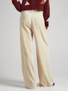 Pepe Jeans Cremefarbene Damen-Cordhosen Pepe Jeans Cecilia Cord