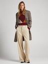 Pepe Jeans Cremefarbene Damen-Cordhosen Pepe Jeans Cecilia Cord