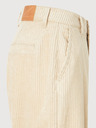 Pepe Jeans Cremefarbene Damen-Cordhosen Pepe Jeans Cecilia Cord