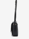 Karl Lagerfeld Schwarze Damen-Lederhandtasche KARL LAGERFELD Autogramm