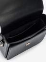 Karl Lagerfeld Schwarze Damen-Lederhandtasche KARL LAGERFELD Autogramm